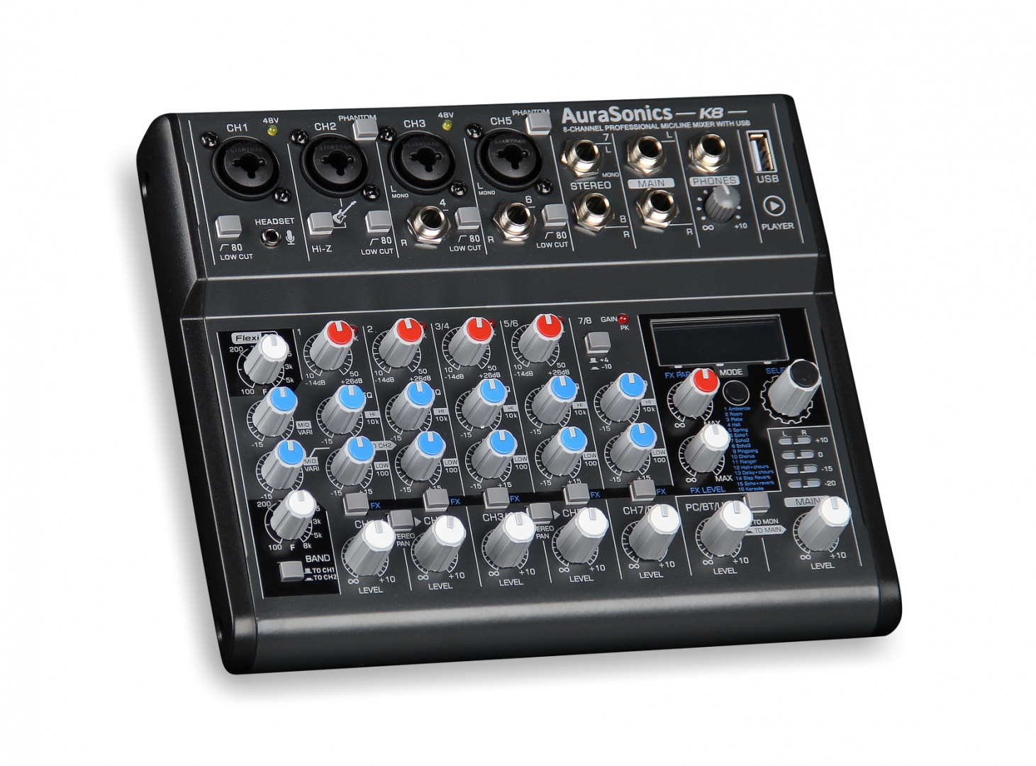 AuraSonics K8 компактный микшерный пульт в Ульяновске