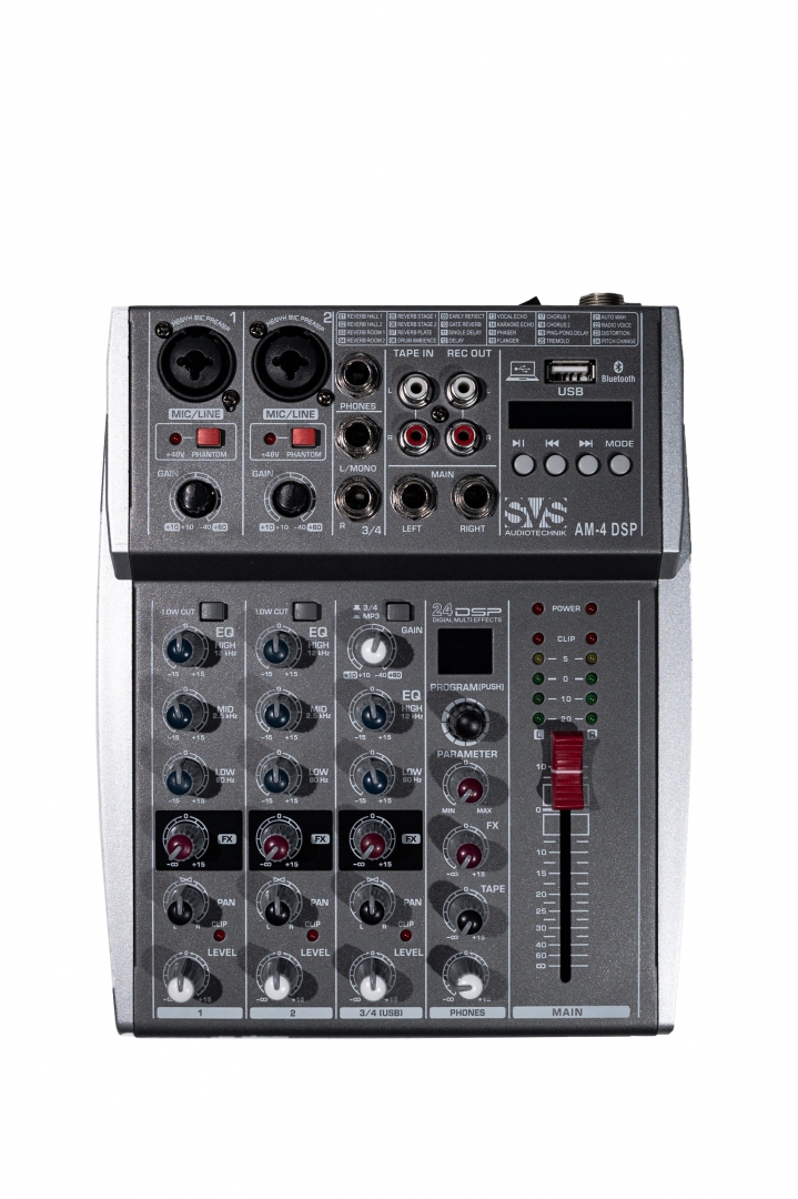 SVS Audiotechnik mixers AM-4 DSP Аналоговый микшерный пульт, 4-канала в Ульяновске
