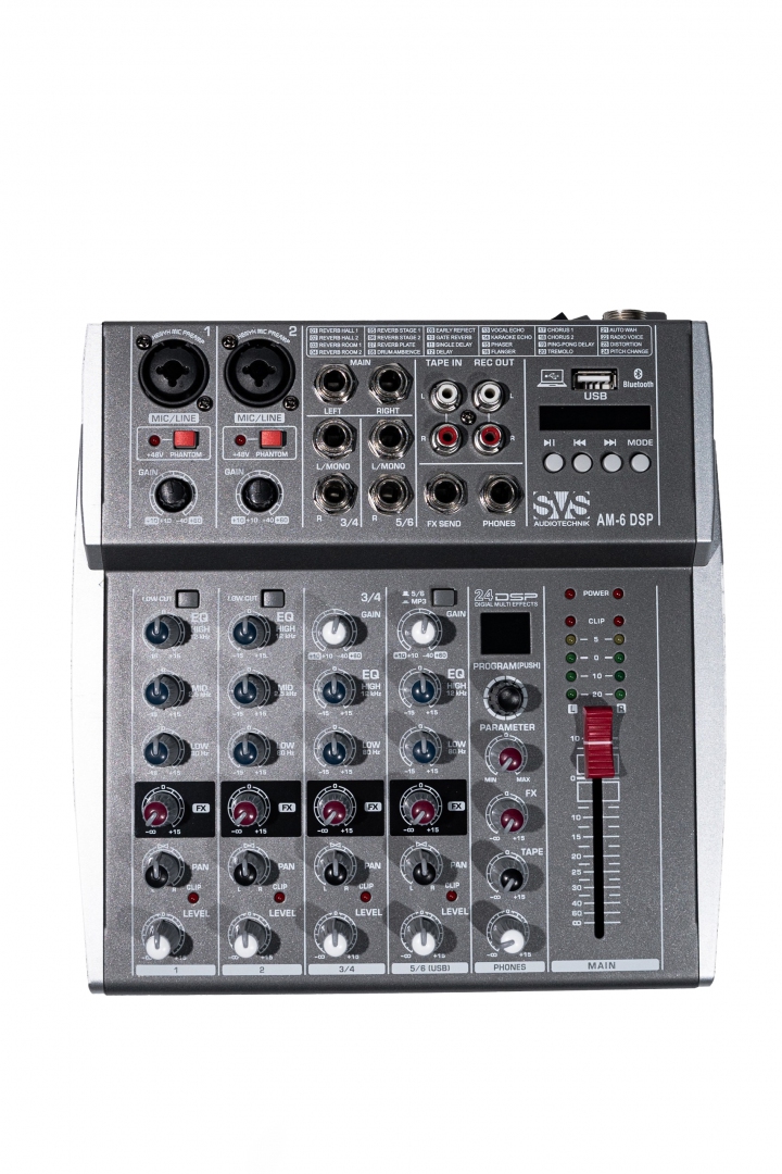 SVS Audiotechnik mixers AM-6 DSP Микшерный пульт аналоговый, 6-канальный SVS Audiotechnik mixers в Ульяновске